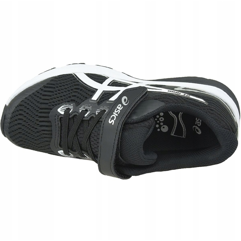 Scarpe da corsa Asics GT-1000 8 Ps Jr 1014A067-001 bianca nero 2