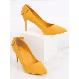 Décolleté su spilla con fiocco giallo NF-46 Yellow 1