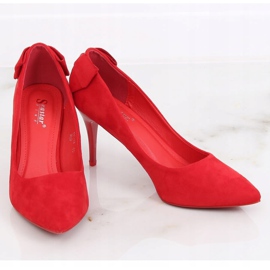 Décolleté su spilla con fiocco rosso NF-46 Red 1
