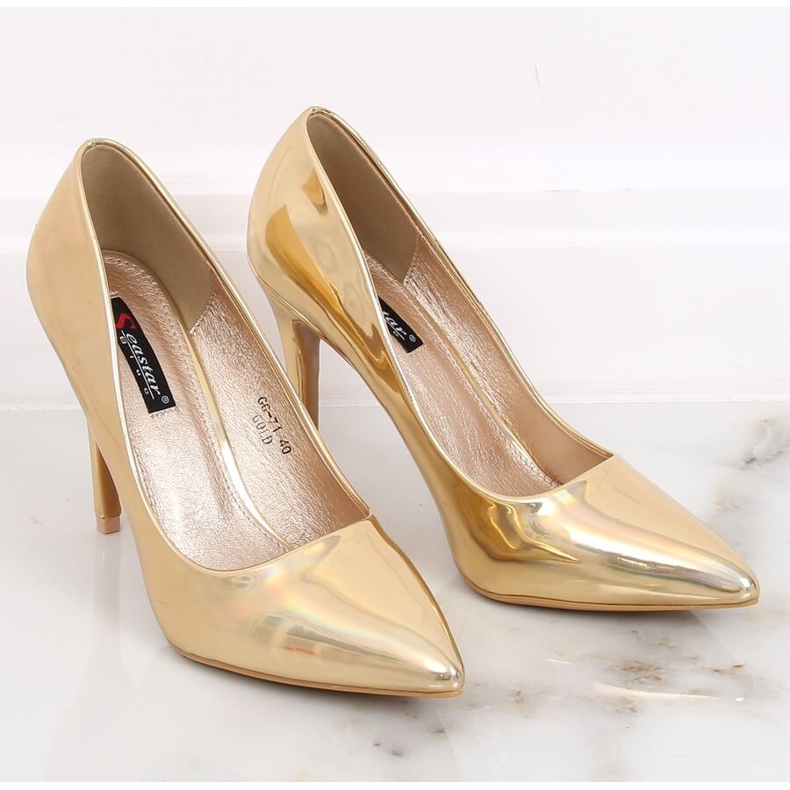 Spille metallizzate oro GG-71P Oro d'oro 2