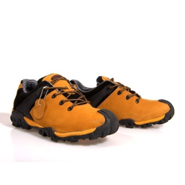 Scarponi da Trekking NAT Pelle. 6254 Cammello marrone nero 1