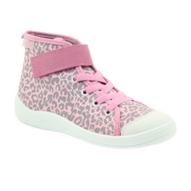 Scarpe per bambini Befado 268X057 rosa grigio 2