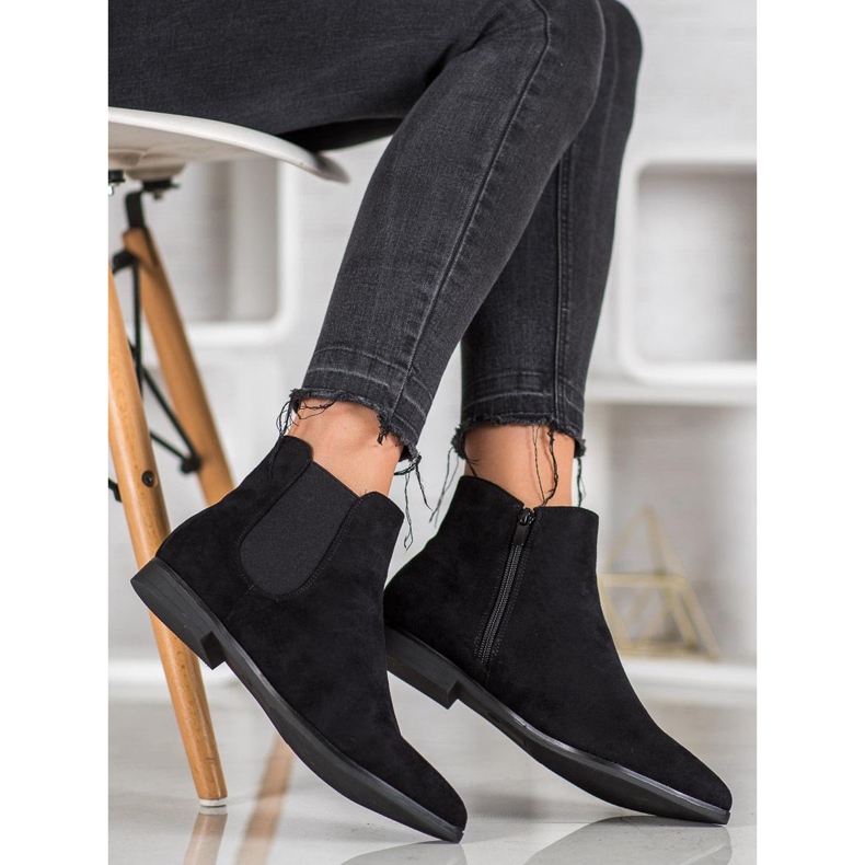 Marquiz stivali in spitz nero 2