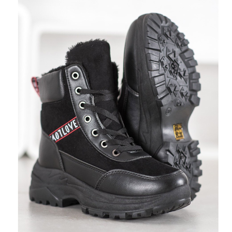 Haver Scarpe da ginnastica calde nero 1