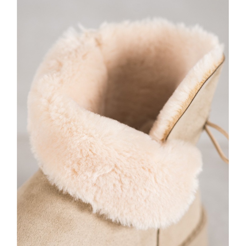 SHELOVET Mukluki con fiore marrone 2