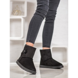 SHELOVET Mukluki con fiore nero 2