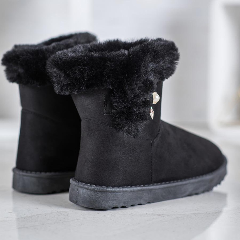 SHELOVET Doposci con perle nero 1
