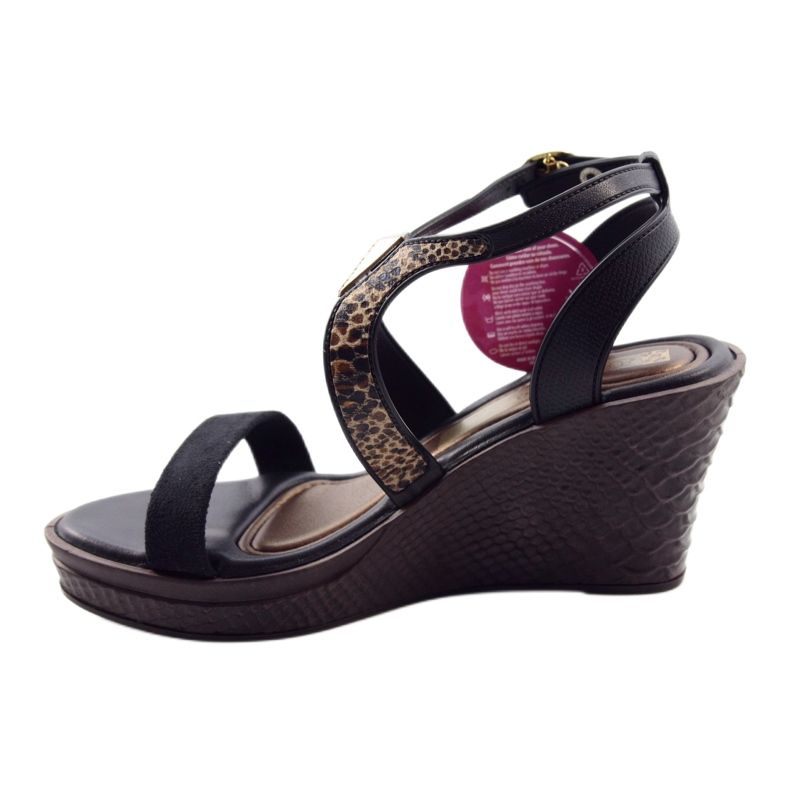 Ipanema Sandali con zeppa da donna Grendha 81407 nero marrone 2