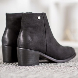 Goodin Stivali classici in pelle scamosciata nero 1