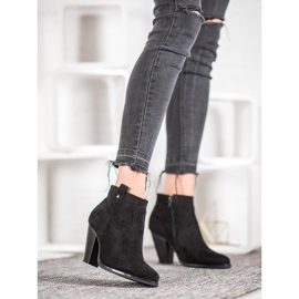 Ideal Shoes Stivali neri casuali nero 1