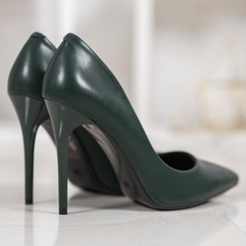 Small Swan Tacchi alti sexy verde 2