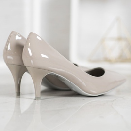 Comer Comodi tacchi verniciati grigio 1