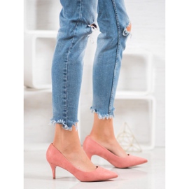 Comer Tacchi alti classici rosa giallo 2