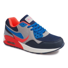 Sneakers B308A-1 Grigio blu navy multicolore 2