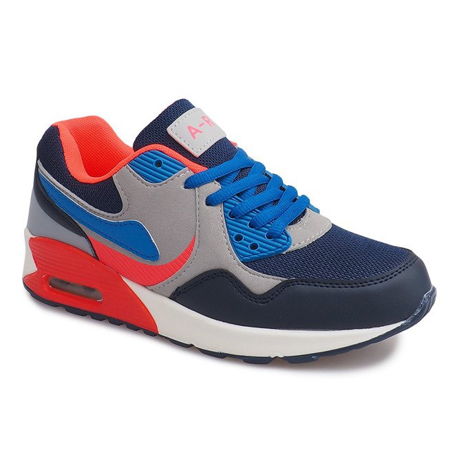 Sneakers B308A-1 Grigio blu navy multicolore 2