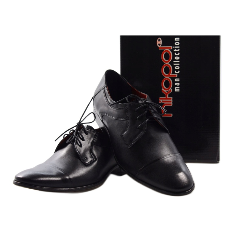 Scarpe classiche nere Nikopol 210 nero 4