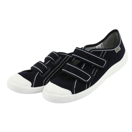 Sneakers da bambino Befado con velcro 124Q005 Blu navy 3