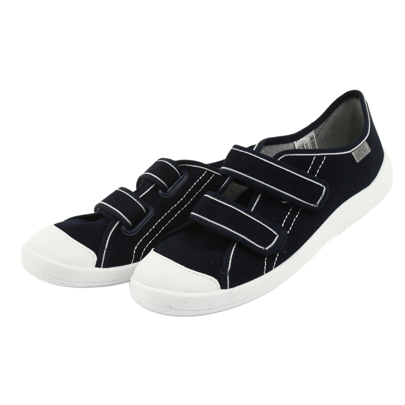 Sneakers da bambino Befado con velcro 124Q005 Blu navy 3