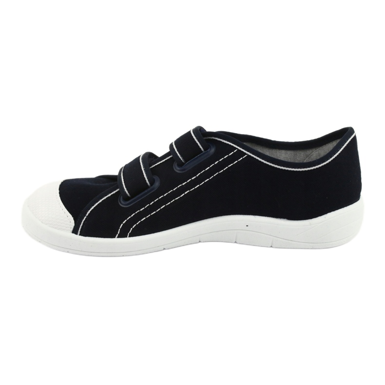 Sneakers da bambino Befado con velcro 124Q005 Blu navy 2