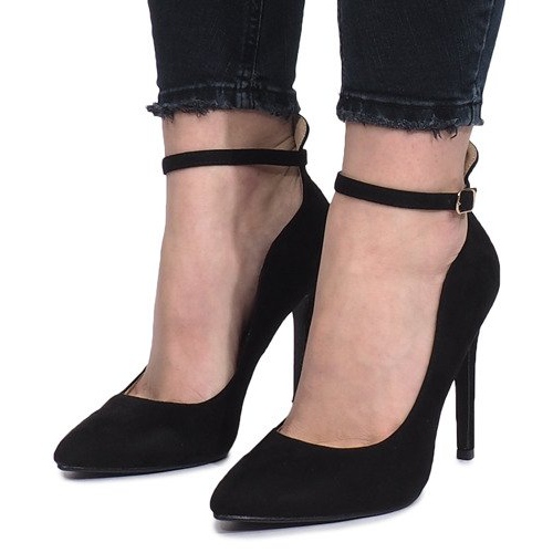 Décolleté nere su tacco Heaven nero 2