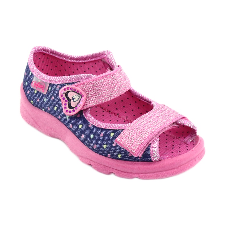 Scarpe per bambini Befado 969X143 blu navy rosa 1