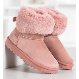 SHELOVET Mukluki con pelliccia rosa 2