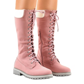 Stivali isolanti rosa PE106 1