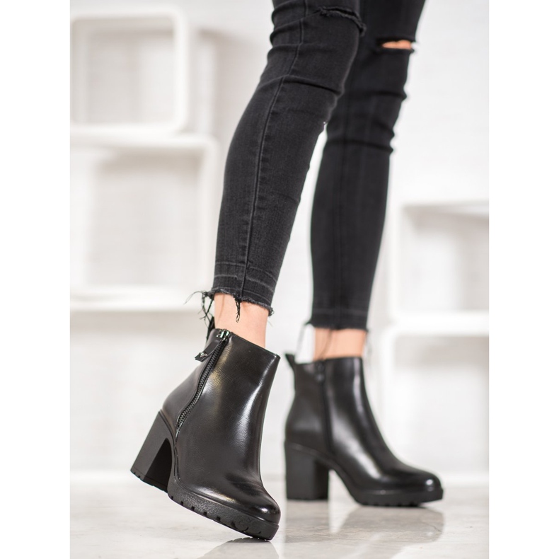 Bella Paris Stivali casual in ecopelle nero 2