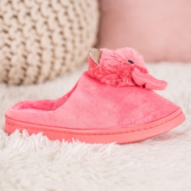 SHELOVET Pantofole Con Fiocco rosa 2
