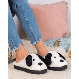 SHELOVET Pantofole per cani bianco 1