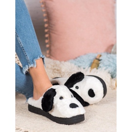 SHELOVET Pantofole per cani bianco 2