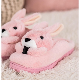 SHELOVET Pantofole conigli rosa 1