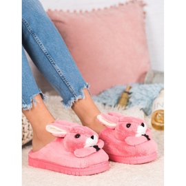 SHELOVET Pantofole conigli rosa 1