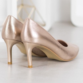 Goodin tacchi dorati d'oro 2