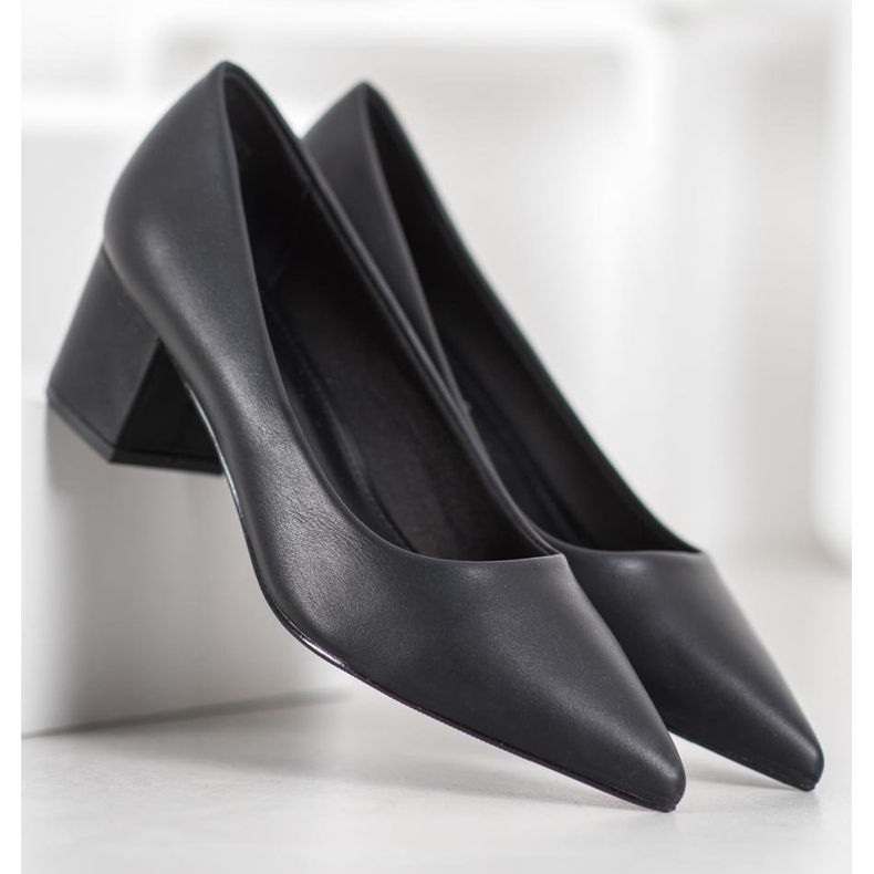 Ideal Shoes Décolleté nere alla moda nero 2