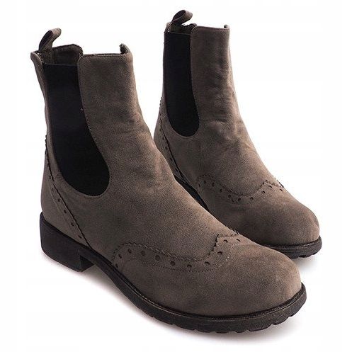 Stivaletti Chelsea Classici 318 Kaki cachi 1