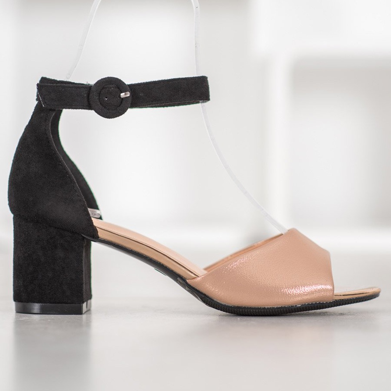 Pompe VINCEZA alla moda marrone nero 2