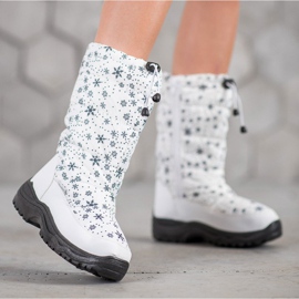 SHELOVET Stivali da neve caldi bianca 1