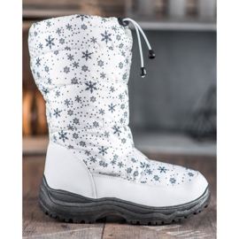 SHELOVET Stivali da neve caldi bianco 2
