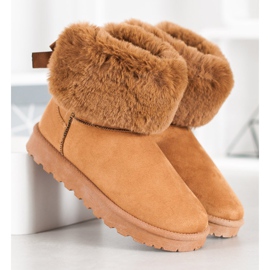 SHELOVET Mukluki con pelliccia marrone 2