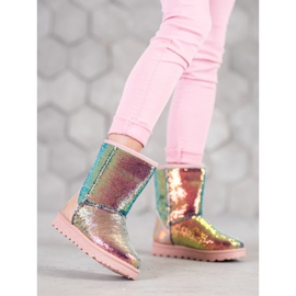 SHELOVET Mukluki con paillettes multicolore 2