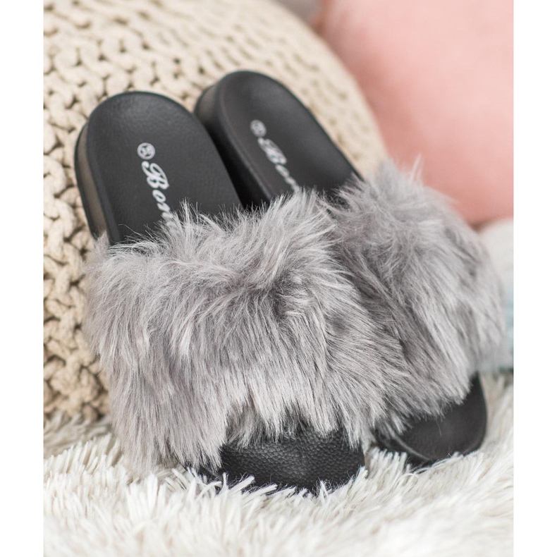 SHELOVET Pantofole alla moda grigio 2