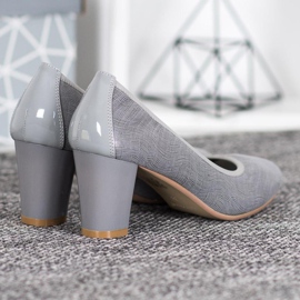 Sergio Leone Comode décolleté grigie grigio 1