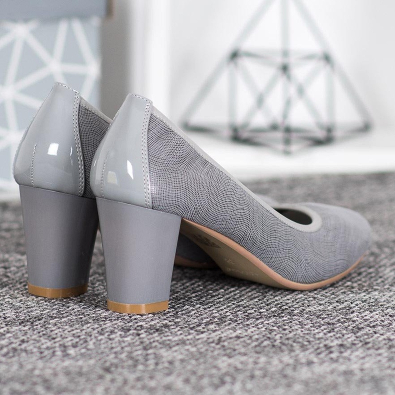 Sergio Leone Comode décolleté grigie grigio 1