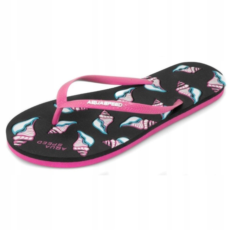 Aqua-Speed ​​Napoli W 40874-49564 infradito nero rosa 1