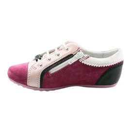 Scarpe basse per bambini Bartek 45293 rosa nero bianco 2