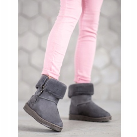 Bona Mukluki con gambo arrotolato grigio 2