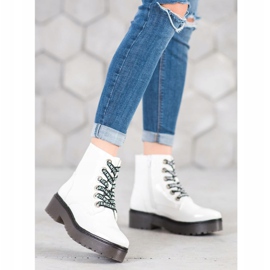 Sergio Leone Scarpe bianche sulla piattaforma bianca 2