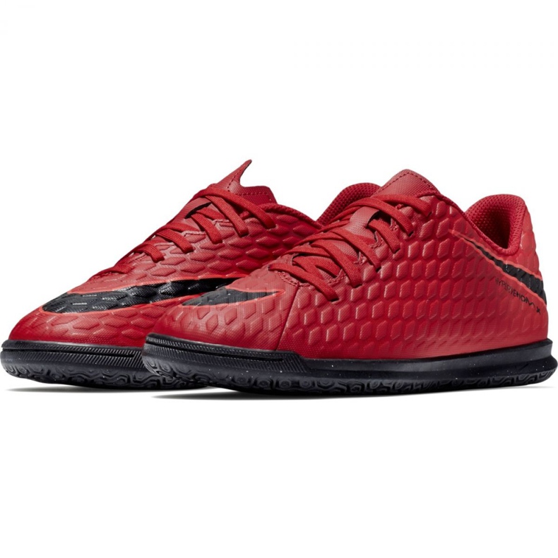 Scarpe indoor Nike HypervenomX Phade Iii Ic Jr 852583-616 rosso rosso 2