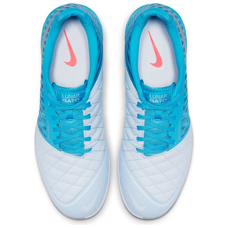 Scarpe indoor Nike Lunargato Ii Ic M 580456-404 multicolore blu 2